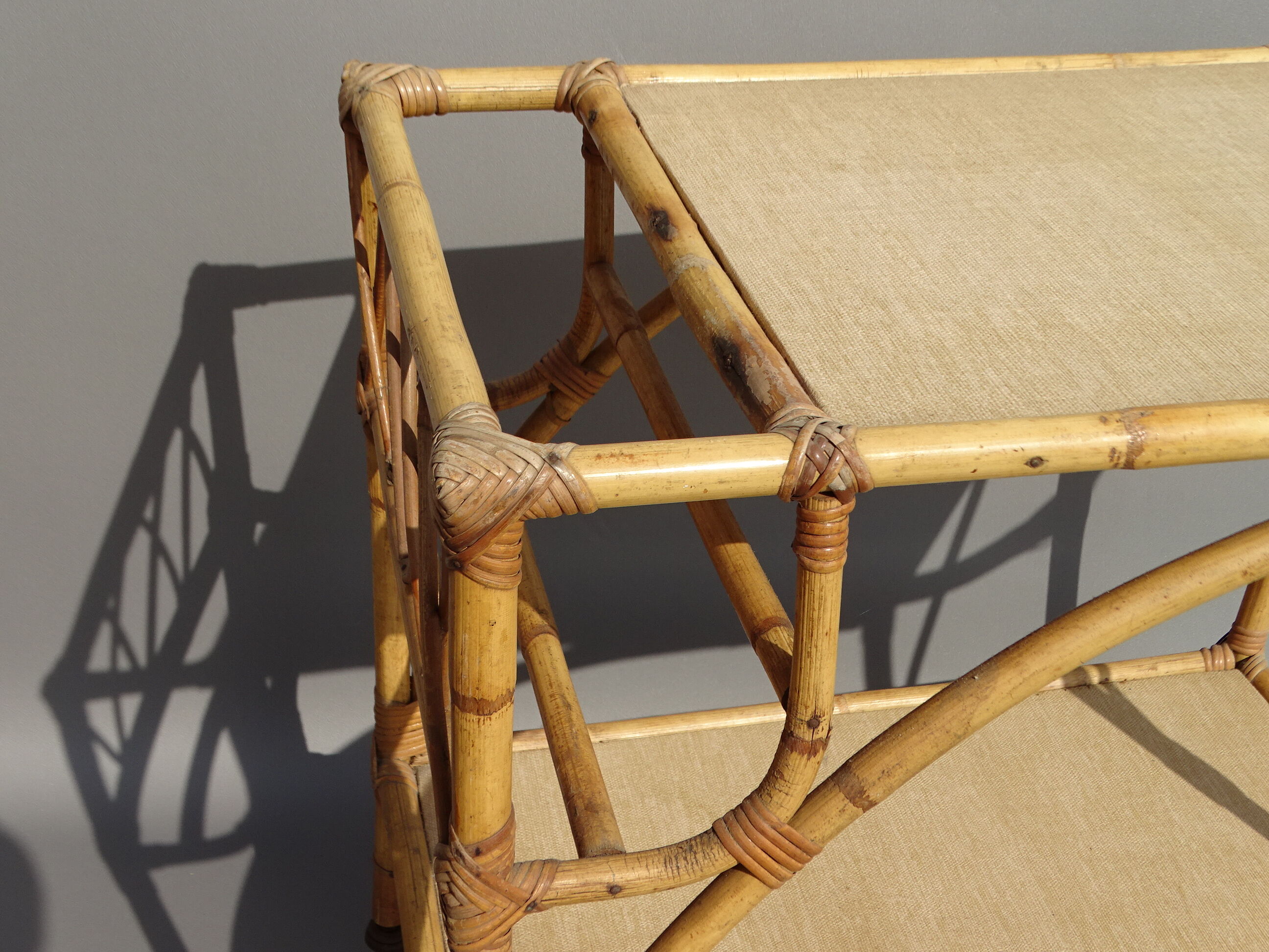 Trolling trolley served in rattan