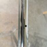 Table in metal chrome and glass 1970