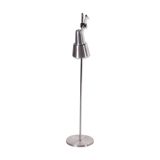 Aluminum floor lamp from Denmark with adjustable spot