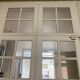 Double separation doors with transom and beveled glass 20th century