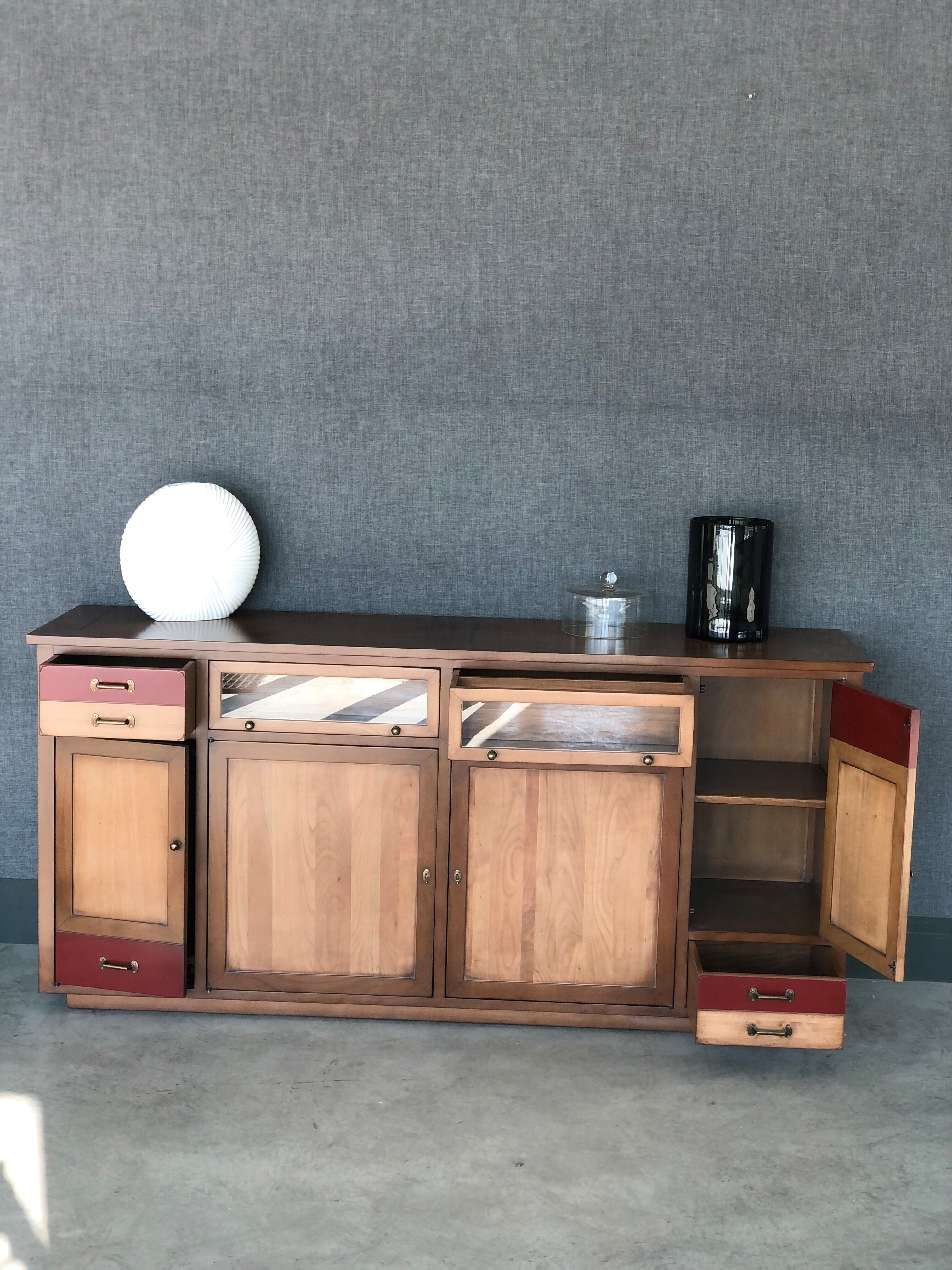 Buffet loft in merisier