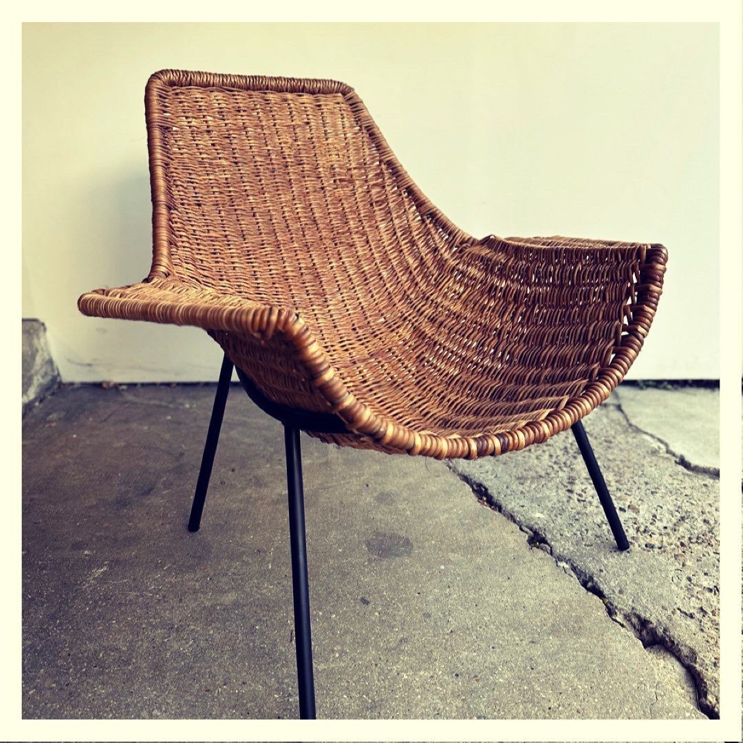 Rattan armchair
