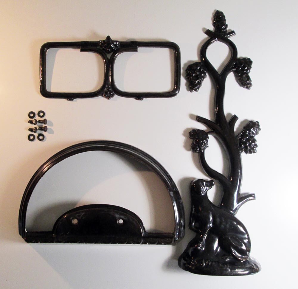 Enamelled cast iron umbrella stand