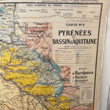 Map Pyrenees Aquitaine Basin