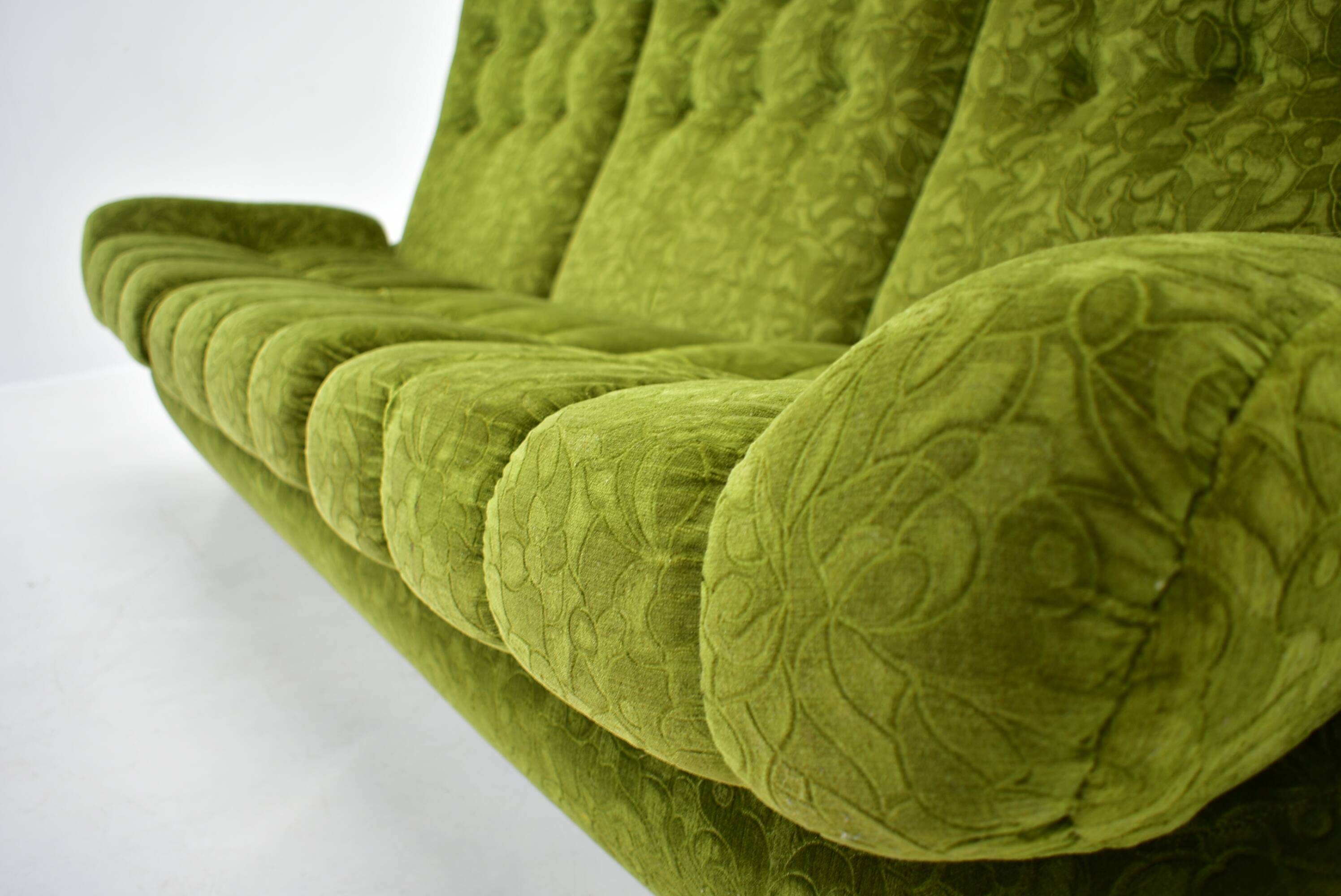 Big Design Three-Seat Sofa Atlantis,Czechoslovakia 1970s