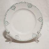 Lot de 10 assiettes plates en terre de fer