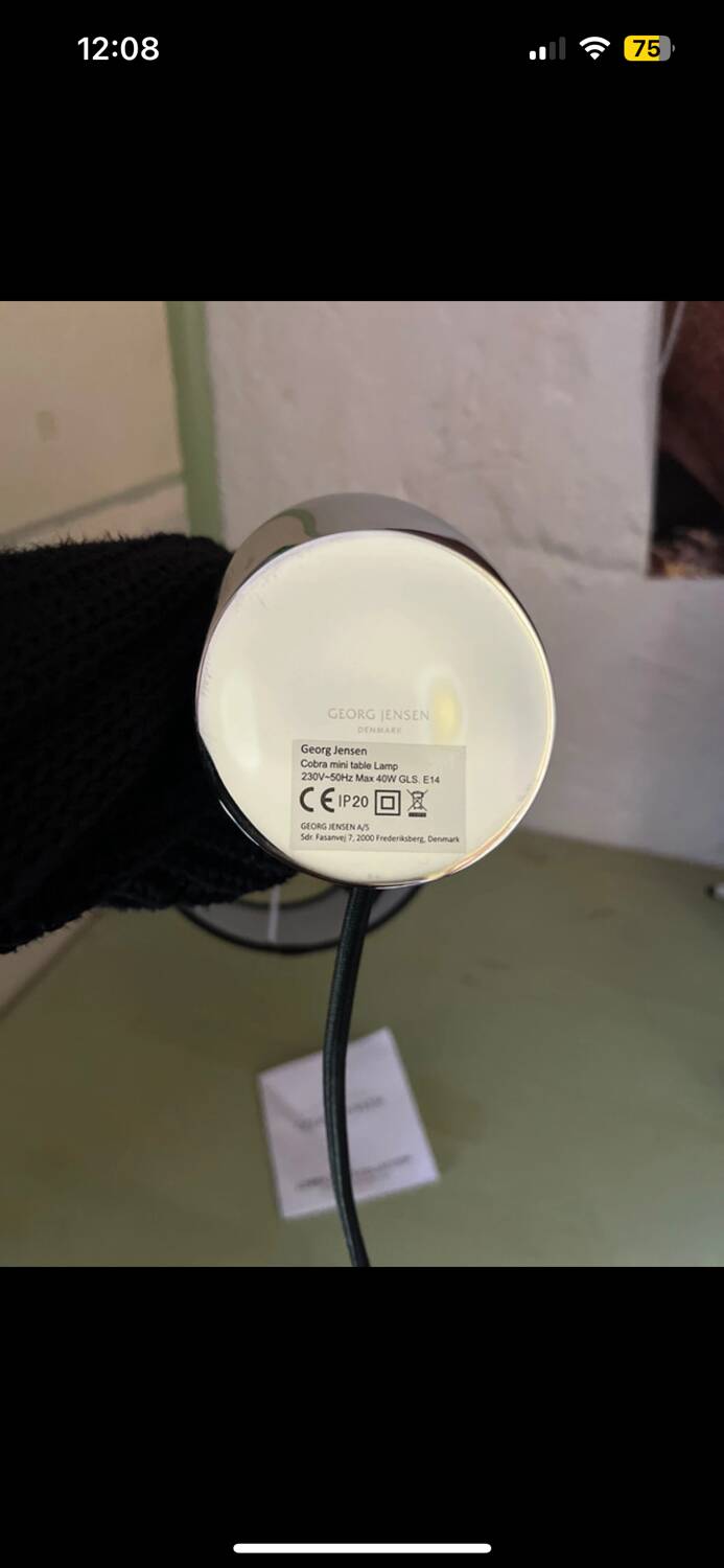 Cobra table lamp Georg Jensen