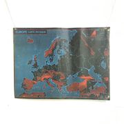 Geographical school poster South America / Europe