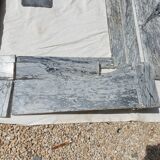 Napoleon III marble fireplace with modillions