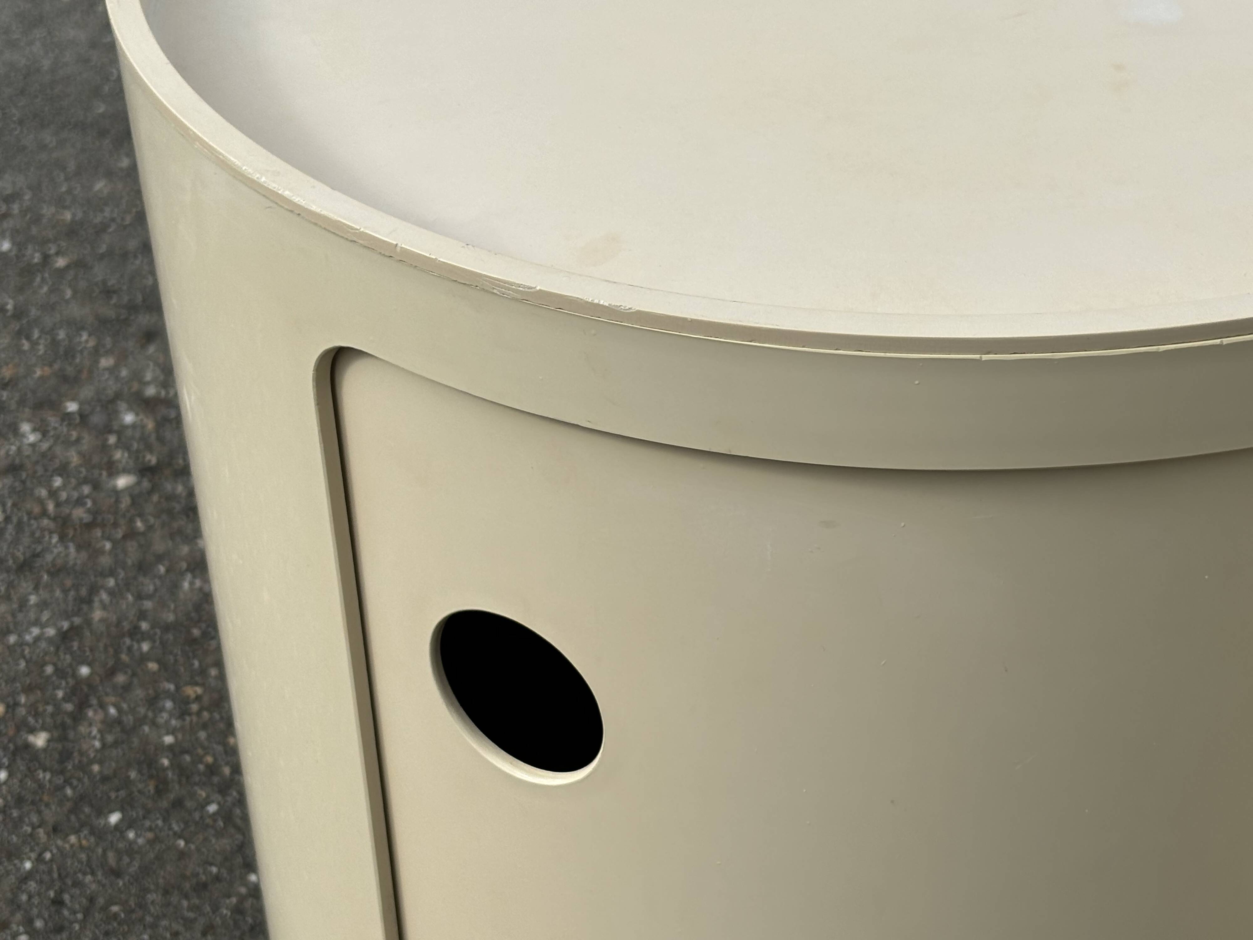 Vintage Componibili bedside tables by Anna Castelli for Kartell set of two