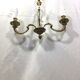 Bronze chandelier with 2 lights
