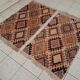 Berber rug pair of handmade bed descents 140x85cm