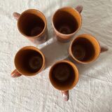 Glazed ceramic mugs