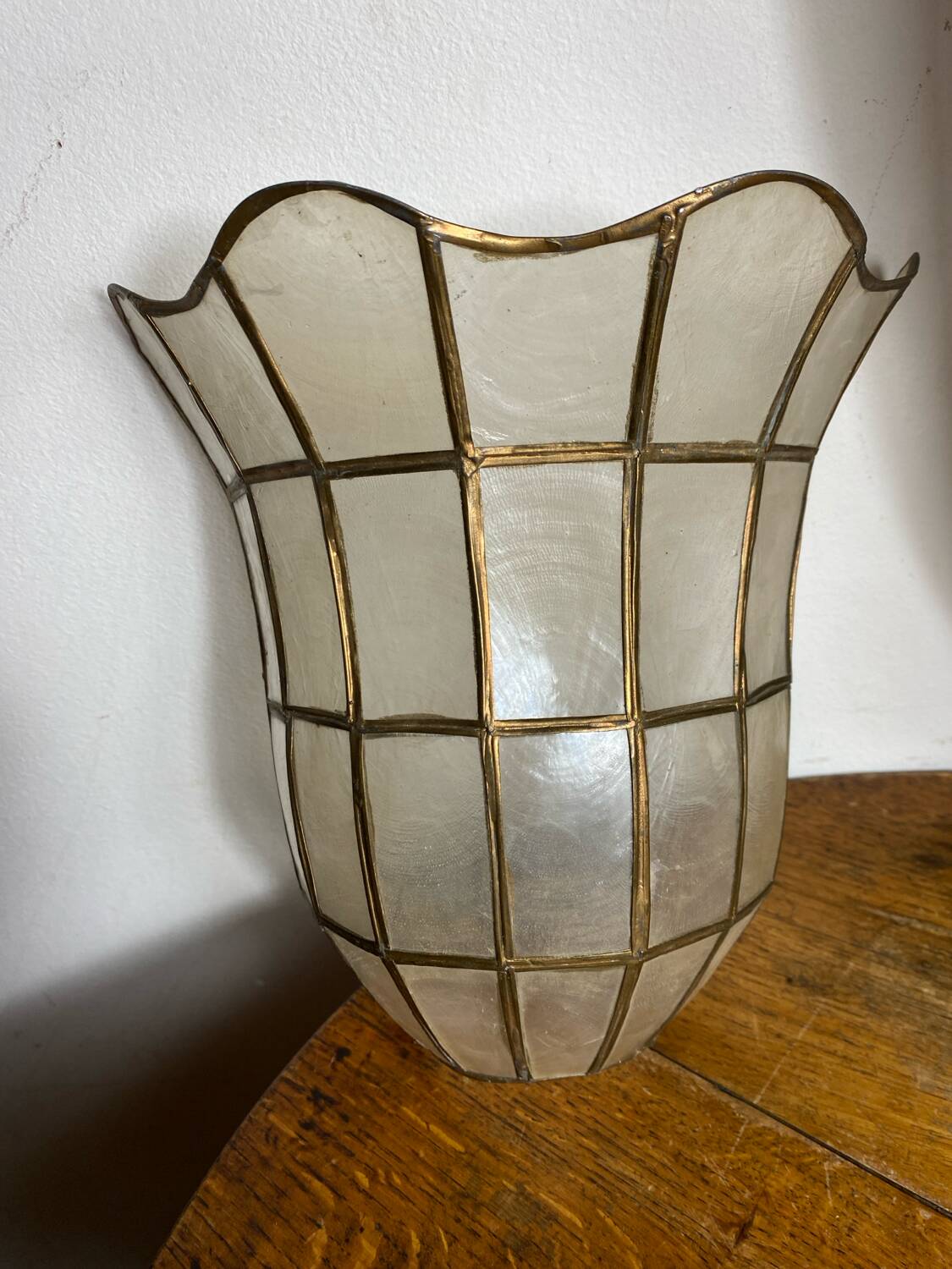 Applique en nacre et laiton