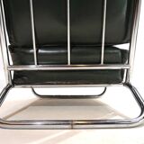 Fauteuil Art Déco en tube d'acier dans le goût de Gilbert Rhode Troy Sunshade, 1930