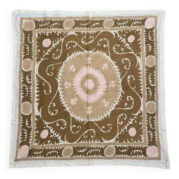 Vintage hand-embroidered tablecloth 156x160 cm