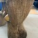 Garden furniture in concrete imitation faux wood