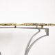 Pair of metal and bronze cast consoles. Contemporary.