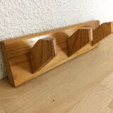 Pine coat rack with 3 hooks