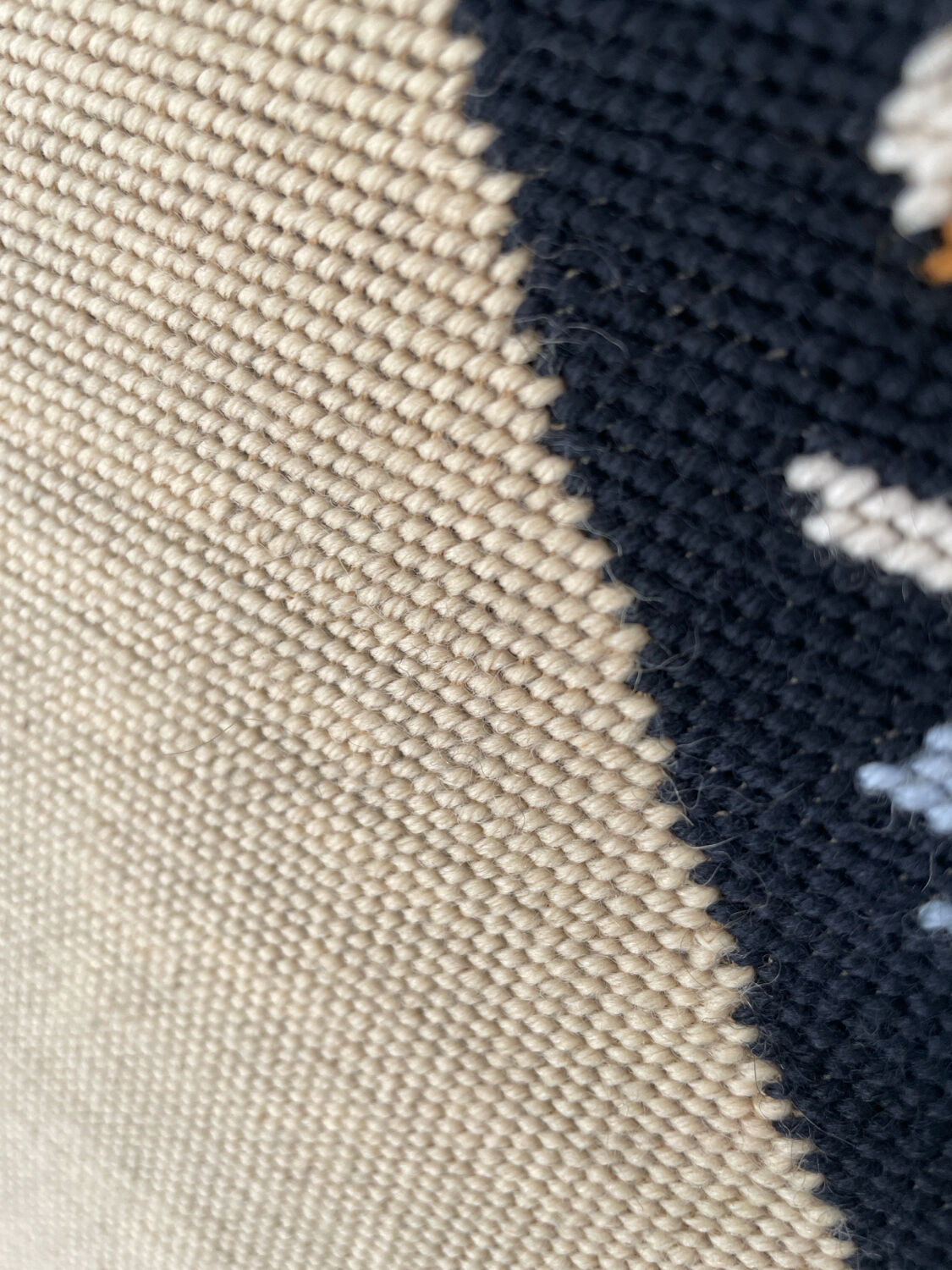 Vintage textile panel "The 4 Seasons", handcrafted tapestry dated 1