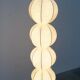 German cocoon pendant lamp from the mid-century by Friedel Wauer for Goldkant Leuchten, 1960s.