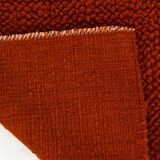 4x7 Kilim Terracotta Contemporary Kilim Area Rug, 120x205Cm