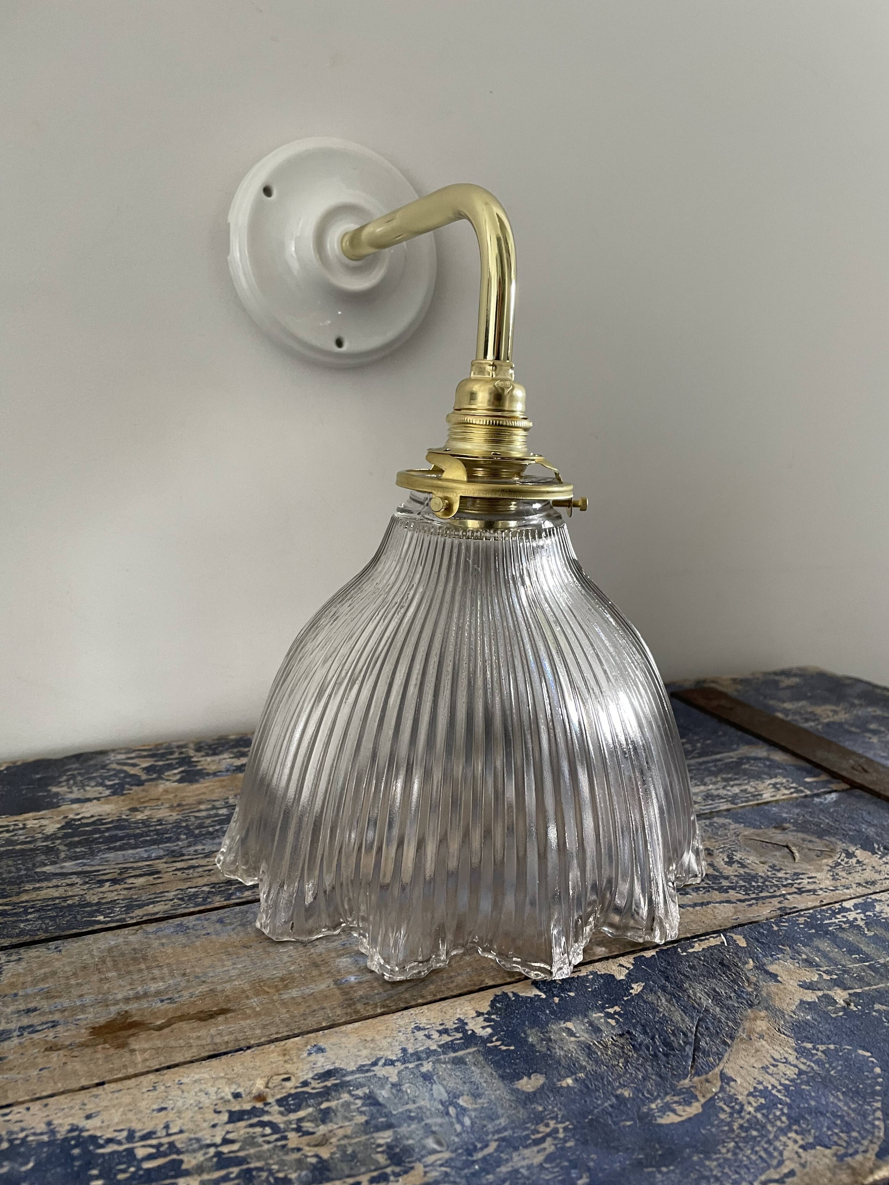 Holophane vintage wall lamp