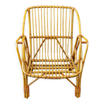 Rattan armchair