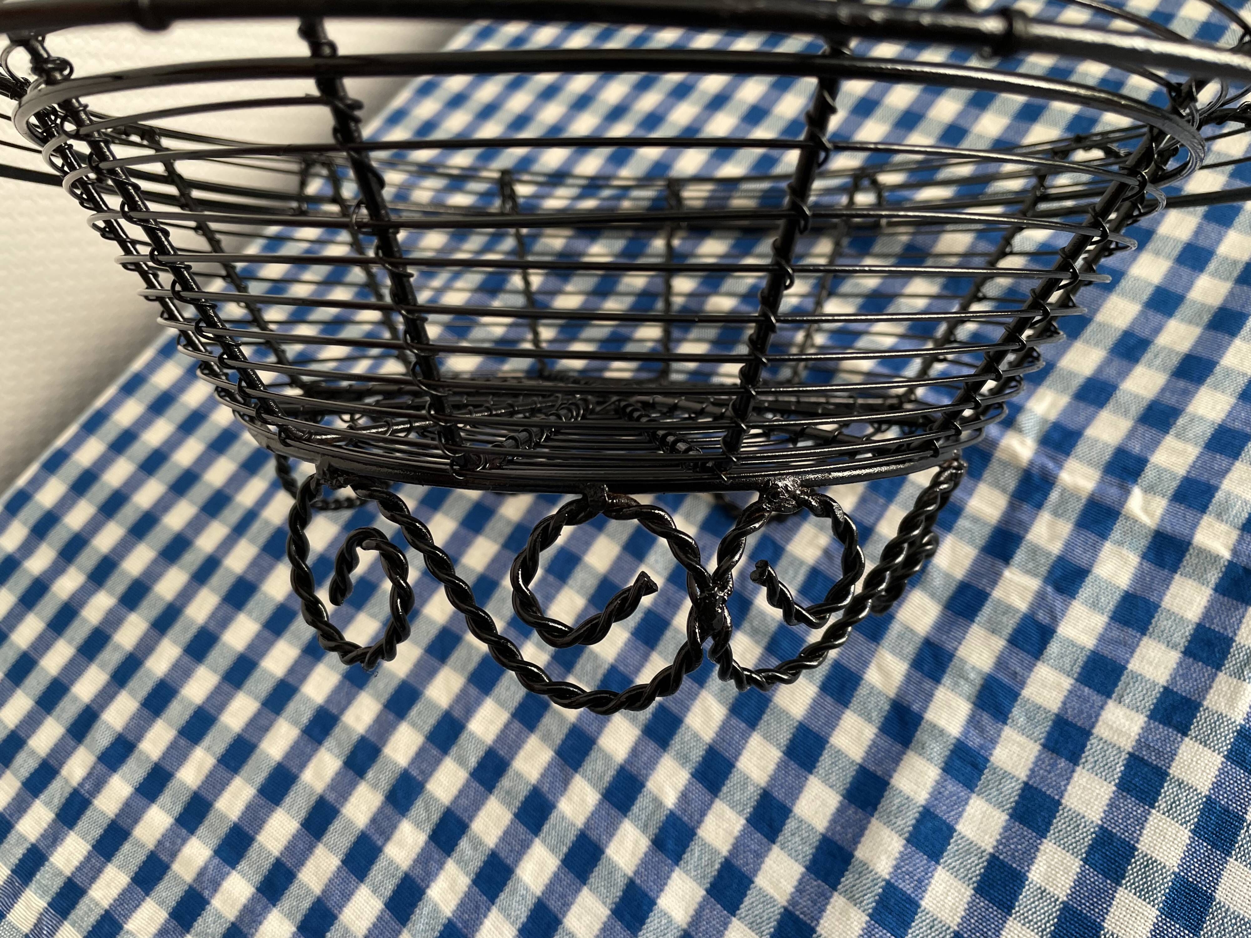 Wired metal basket