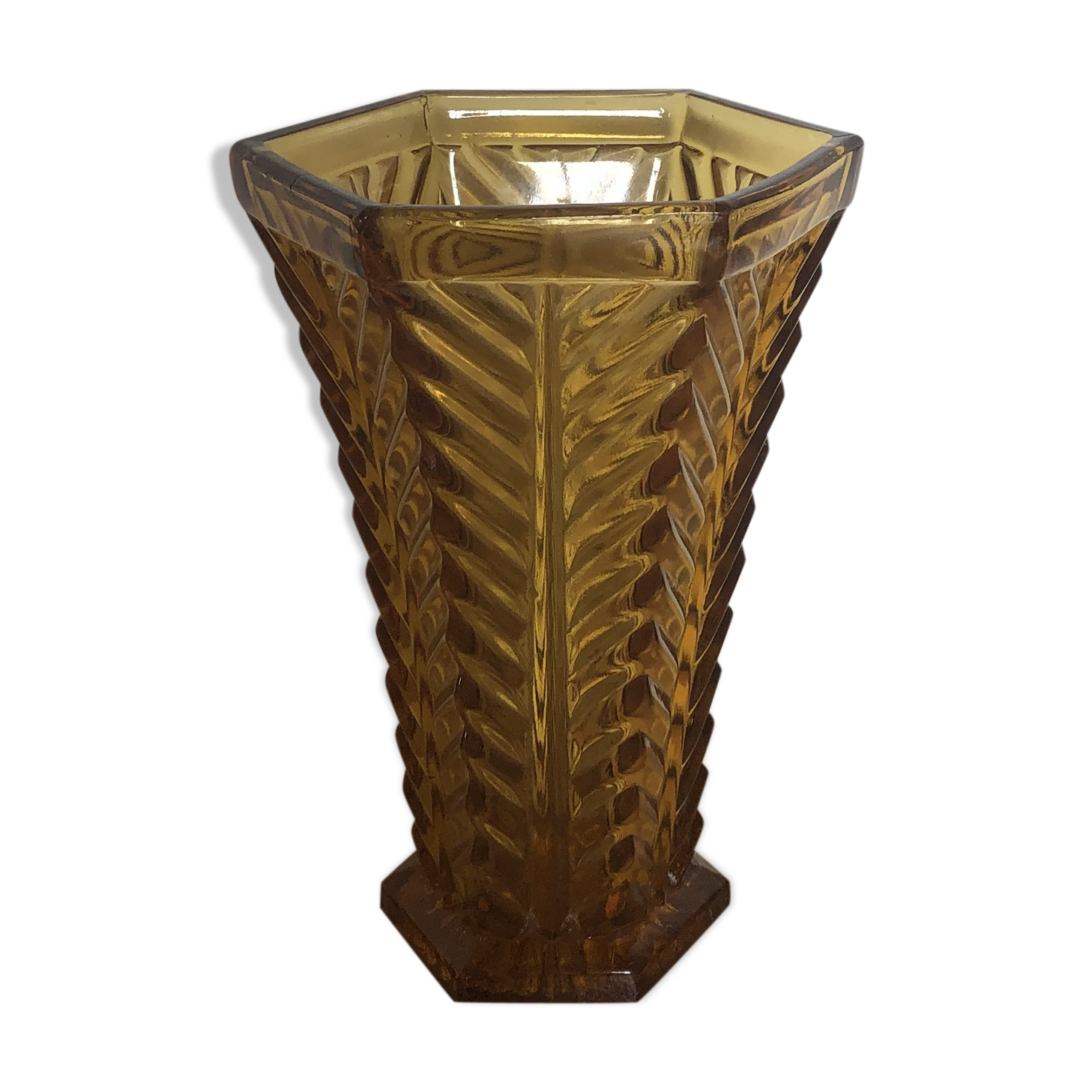 Vase ambré