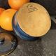 Pearson Chesterfield England blue vintage earthenware pot half pint
