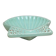 Vintage shell B. Letalle Saint-Clément celadon green with pearl decoration