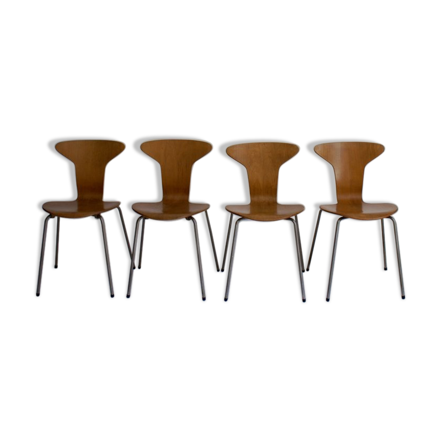 Chairs "mosquito" 1960s Arne Jacobsen for Fritz Hansen