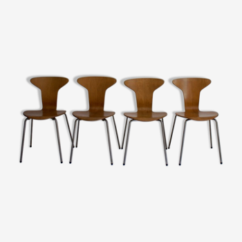 Chairs "mosquito" 1960s Arne Jacobsen for Fritz Hansen