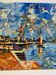 Old painting, Marine, signed XX century