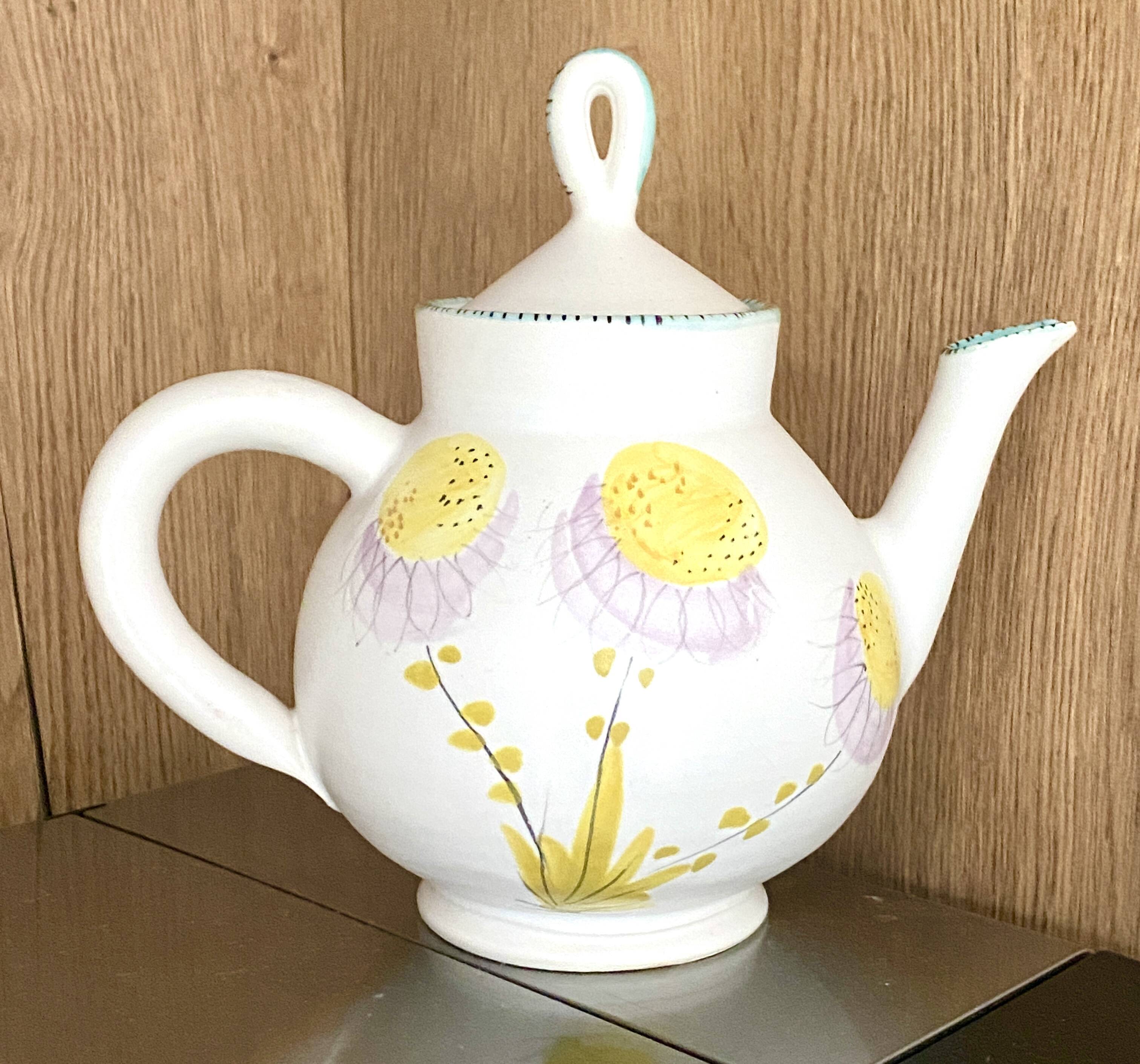 Duo tea or coffee service by the Cerenne workshop in Vallauris, circa 1955