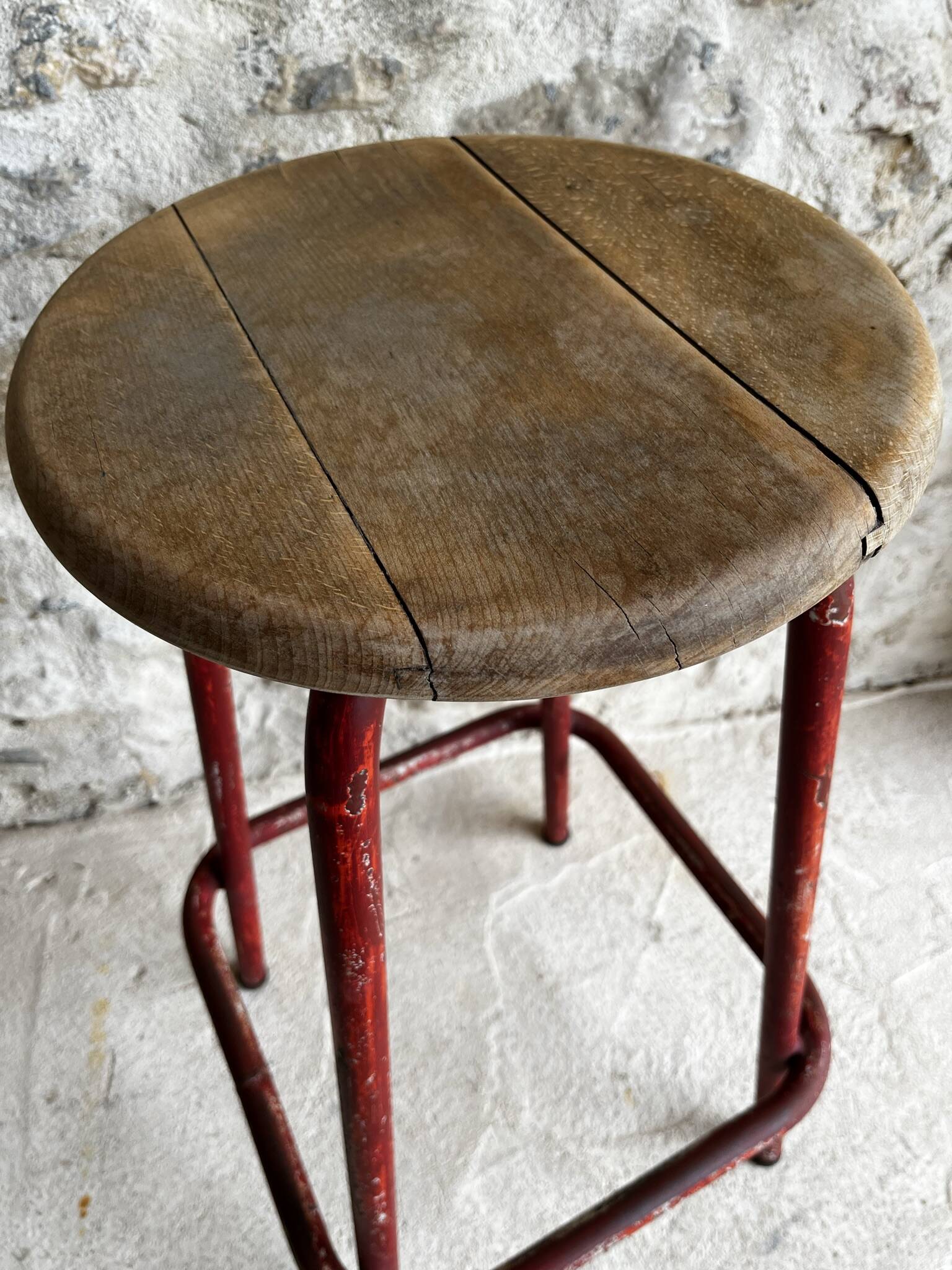 Industrial high stool - workshop