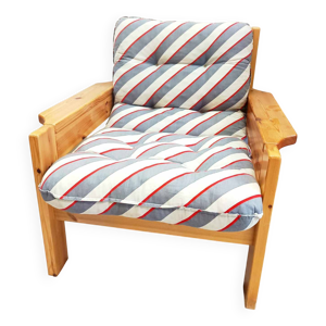 Fauteuil scandinave en - pin massif