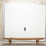 Scandinavian teak cabinet 1960 with mounting plan