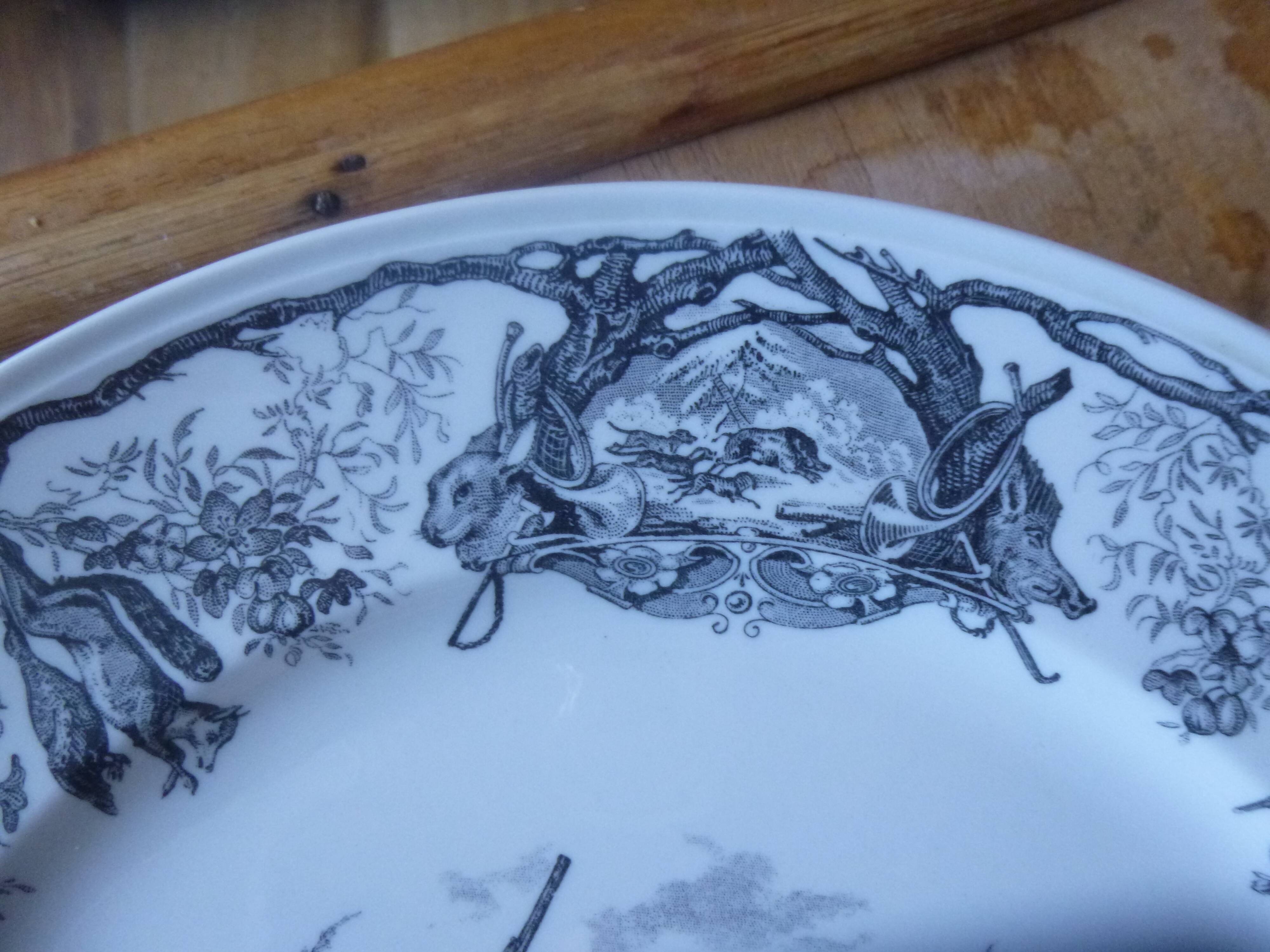 Plate plate Villeroy & Boch series "the hunt"