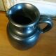 Black enameled ceramic pitcher "Jean Marais"