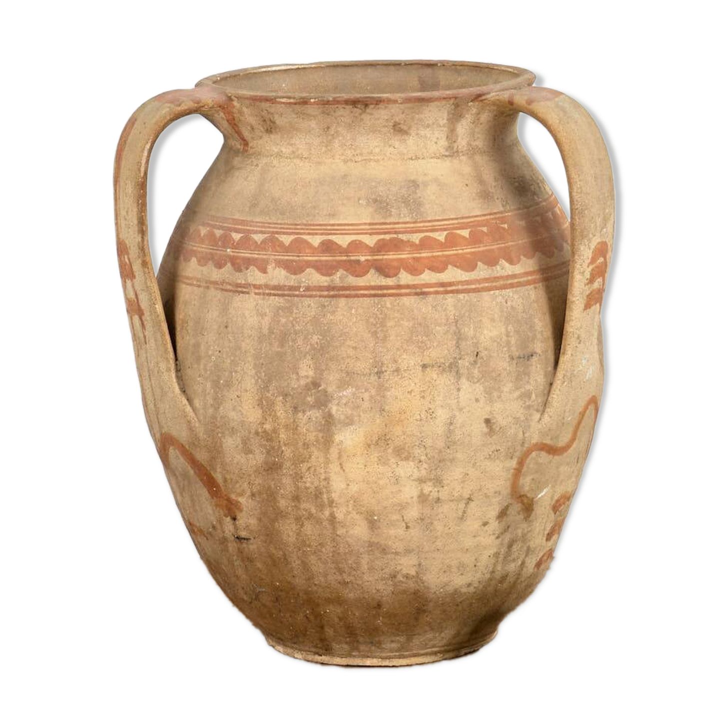 Vase ancien en céramique wabi sabi (c.1920)