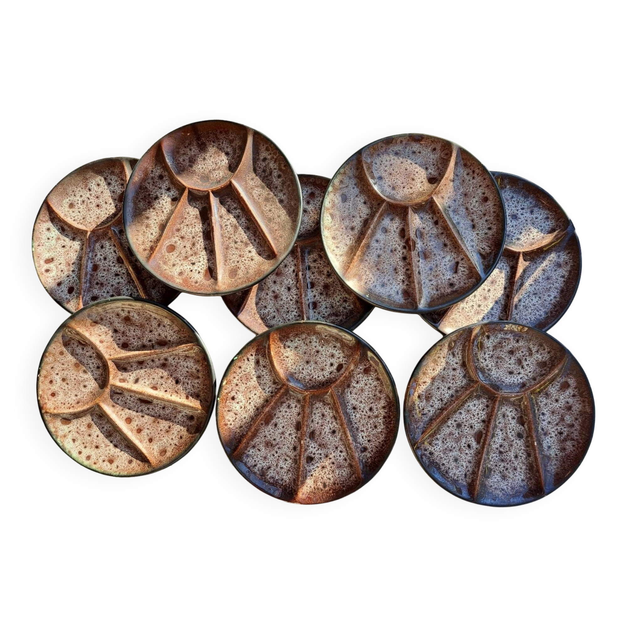 Marius Giuge Vallauris plate service