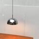 German mid-century dome pendant lamp by Staff Leuchten, 1960s.