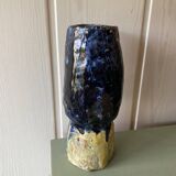 Signed terracotta vase