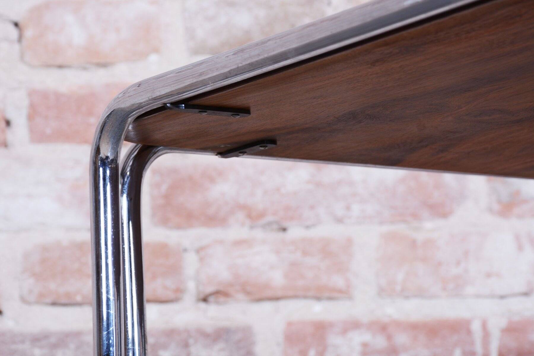 Art Deco Dining Table in Walnut by M. Breuer for Thonet, 1930s