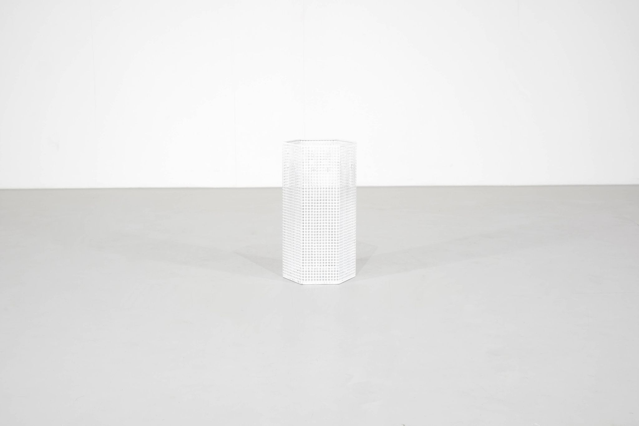 Umbrella stand by Josef Hoffmann for Bieffeplast, Germany, 1905.