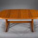 Table à manger extensible en teck de style danois de Glostrup, années 1960