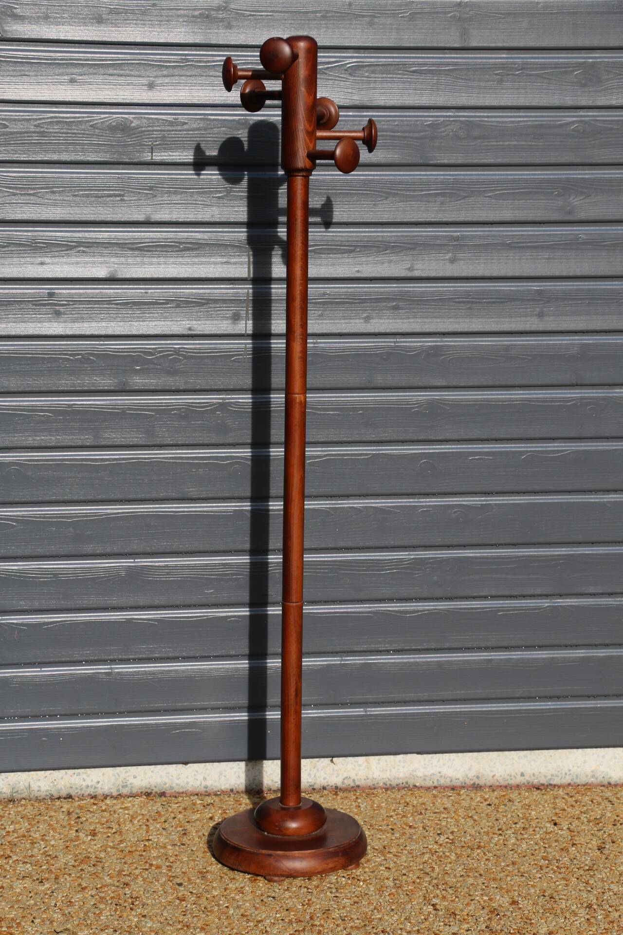 Wooden parrot coat rack 1950