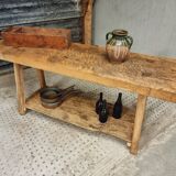 Old workbench side table washbasin furniture 54 x 170 cm